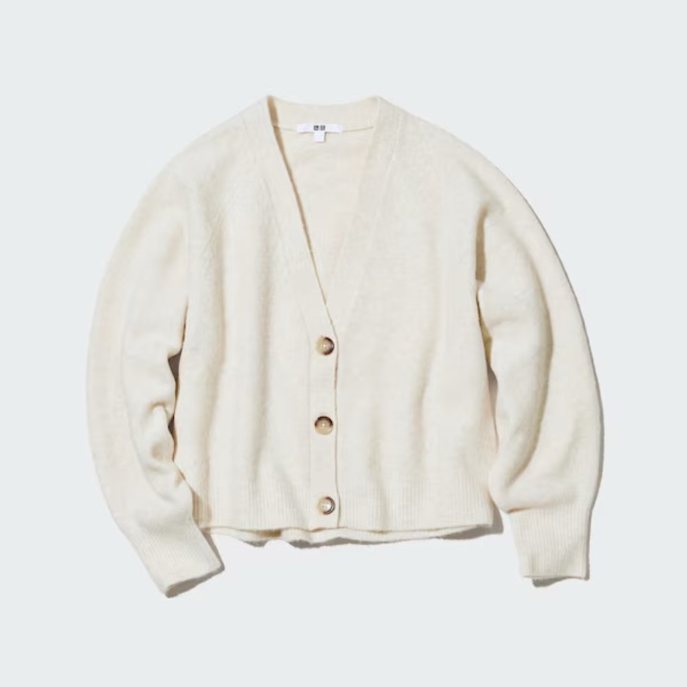 NWOT Uniqlo Cream Cardigan